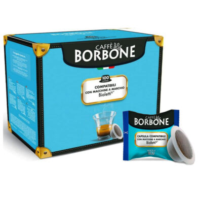 Bourbon Coffee Capsules Blend BLUE Compatible Bialetti  Machines*