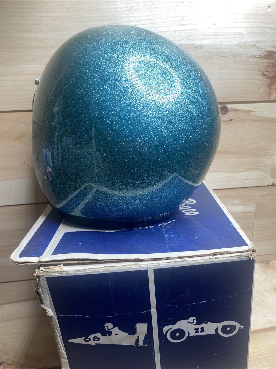 Rare Vintage BUCO Motorcycle Racing Helmet In Original Box