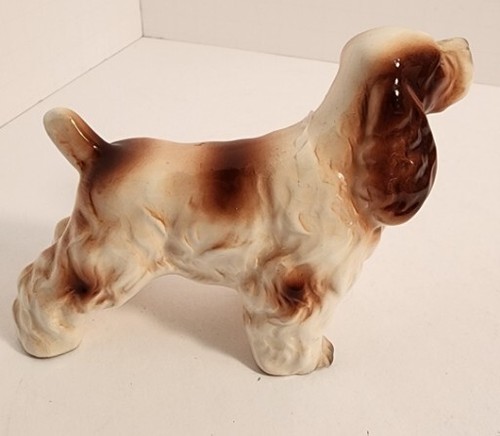 Statuetta cane Springer Spaniel vintage in ceramica made in Japan lunga 5 - Foto 4 di 6