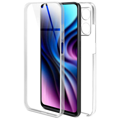 Handy Hülle für Redmi Note 12 Pro Plus 5G Transparent 360 Grad Schutzhülle TPU