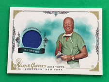 2014 TOPPS  Allen Ginter RELIC PATCH DR JAMES ANDREWS . FAMOUS SURGEON  # FSR-DA
