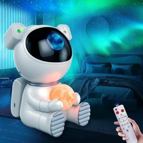 Astronaut Sternenhimmel Projektor,LED Weltraum Nachthimmel Lichtprojektor Lampe - Bild 12 von 12