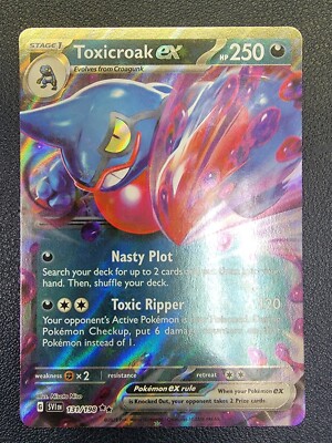 toxicroak ex pokemon card price - 131/198 Ultra Rare Attack 2 Pokemon TCG Toxicroak Ex 131/198