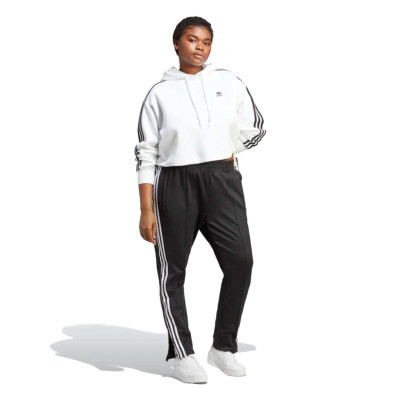 Adidas Originals Womens Black High Rise Adicolor SST Track Pants Plus Size 1X