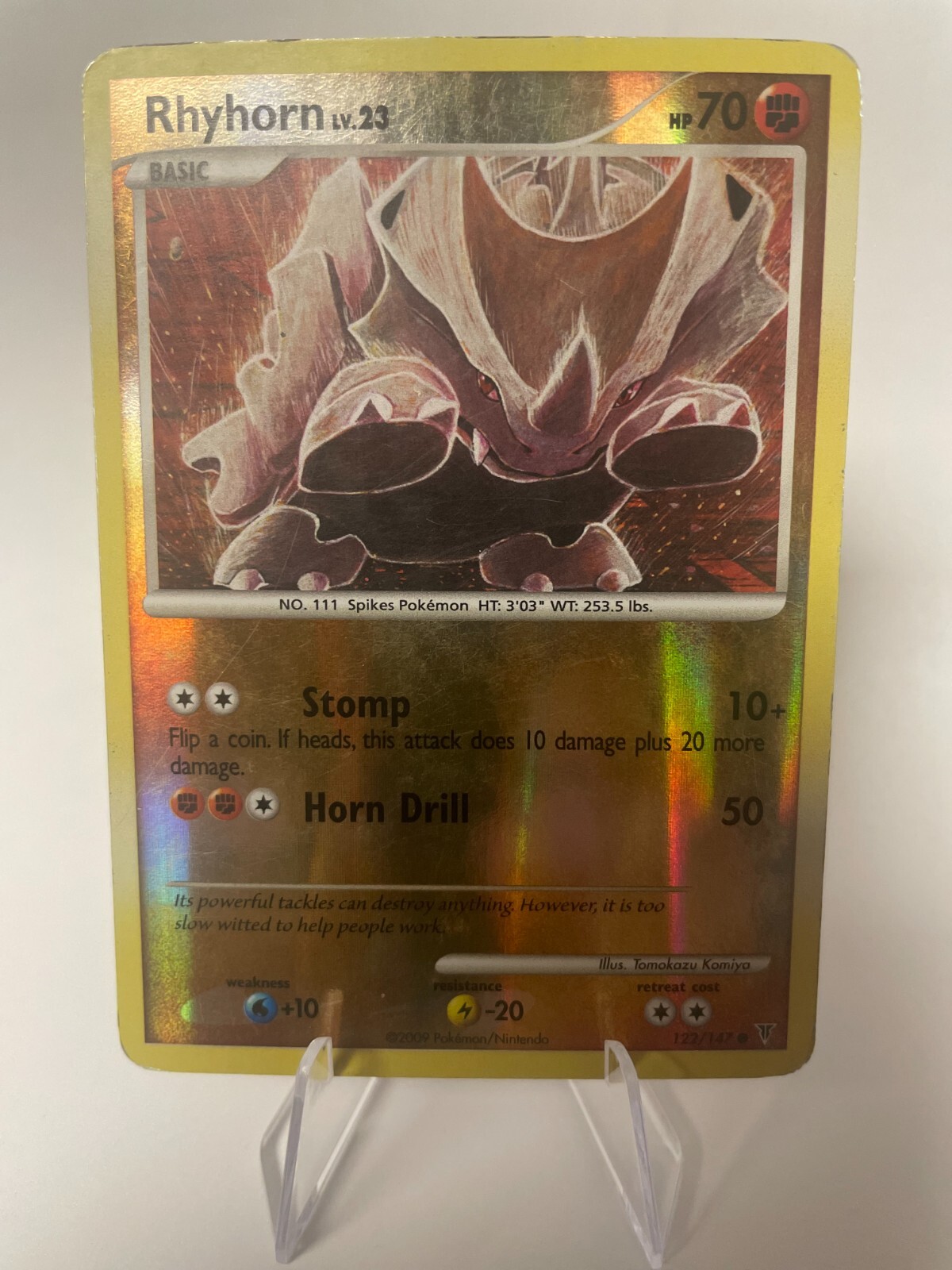 Rhyhorn 122/147 Supreme Victors Reverse Holo
