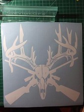 Deer Skull Hunting Lead Vinyl Decal Car Truck Window Sticker 2nd Amendment Gun Deer Skull Hunting Lead Vinyl Decal Car Truck Window Sticker 2nd Amendment Gun