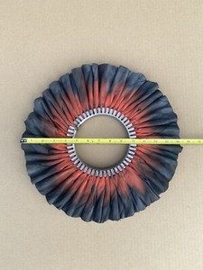 14 inch ORANGE *Lot Of 34 Mill Treated Airway Buffing Wheel Buff Pad Polishing