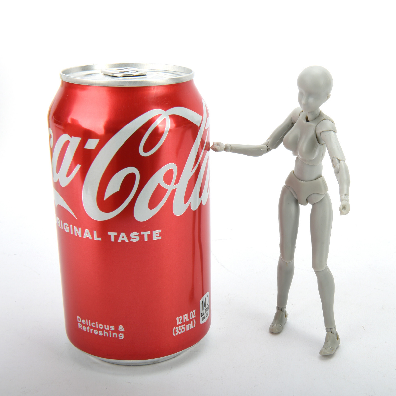 Body Kun DX Blockhead Joint Mannequin Drawing Action Figure Human Female Gray