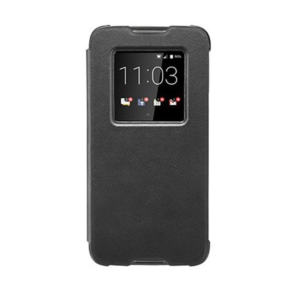 Funda protectora inteligente abatible de cuero genuino BlackBerry para BlackBerry DTEK60 Foto 2 de 4