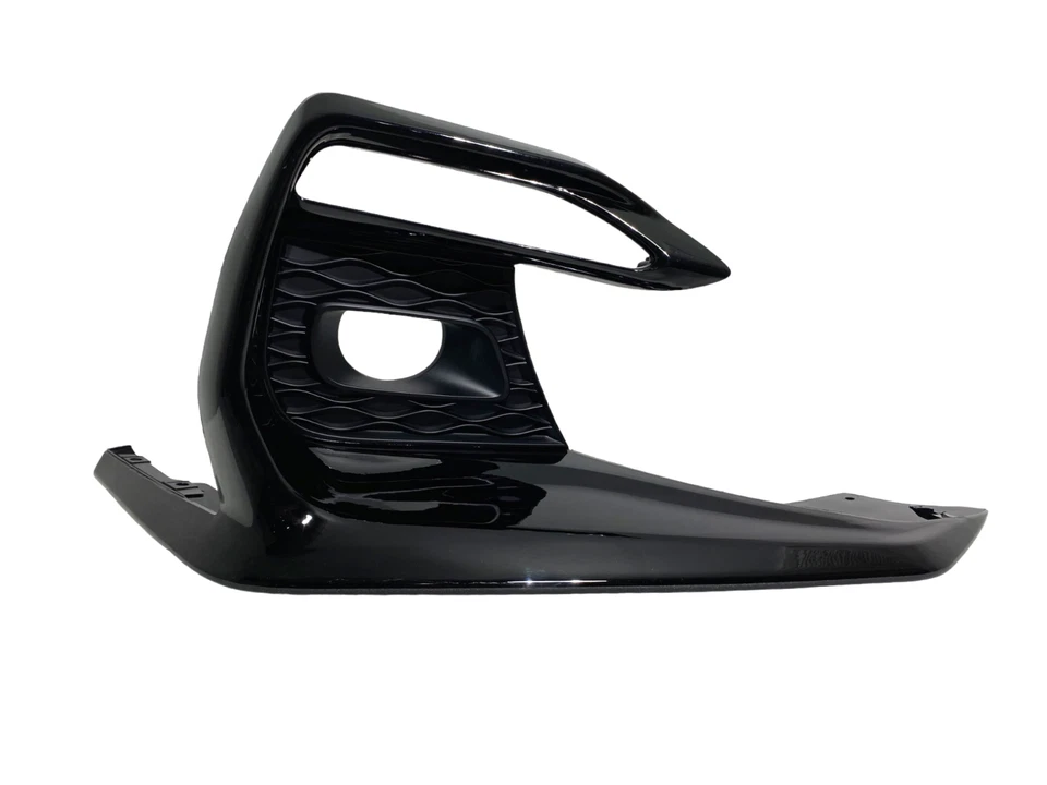 Cubierta de bisel de luz antiniebla para parachoques delantero negro brillante para Infiniti Q50 Sport 2018-2021 Foto 4 de 4