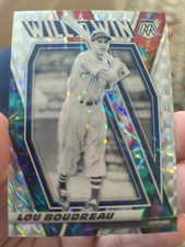 2021 Mosaic Lou Boudreau Will To Win Silver Prizm Insert #WTW11
