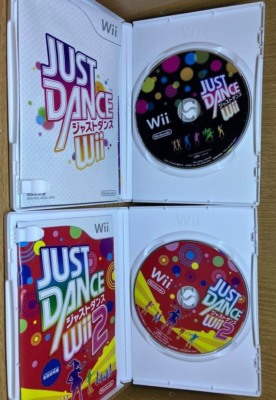Just Dance 1 2 & Wii U 3Games set Nintendo Wii Japanese ver Tested