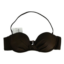 New J CREW Women's Brown Size 34B Convertible TOP Swim Padded NWT