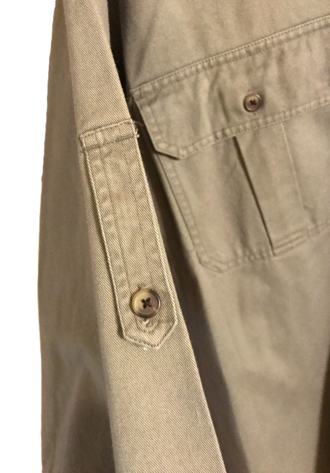 Basic Options Tan Long Sleeve Buttoned Long Sleev… - image 3