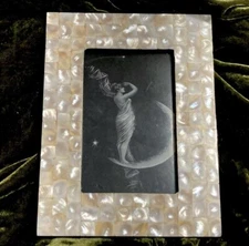 Victorian Moon Goddess Art Deco Goddess Pagan Art Mythology Magic