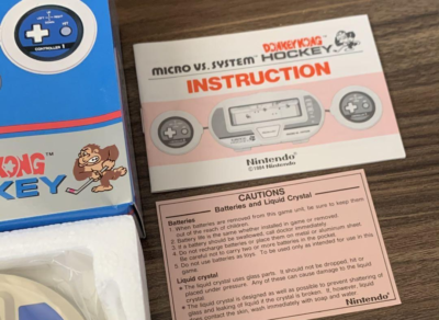 Nintendo Game & Watch Micro VS System Donkey Kong Hockey HK-303