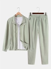 Men's Tracksuits Sets Long Sleeve Jacket and Pants 2 Piece Sweatsuit Outfits