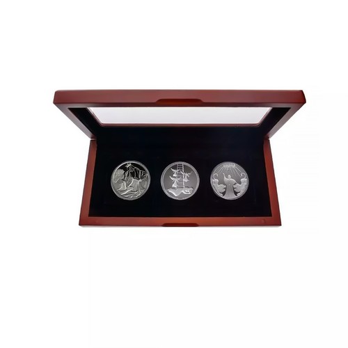 "Biblical Art" Silver Set - Picture 3 of 4