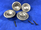 4 Brass Federal Style Drawer Pulls, Buffet Door, 2 5/16"D, Matching, Restoration