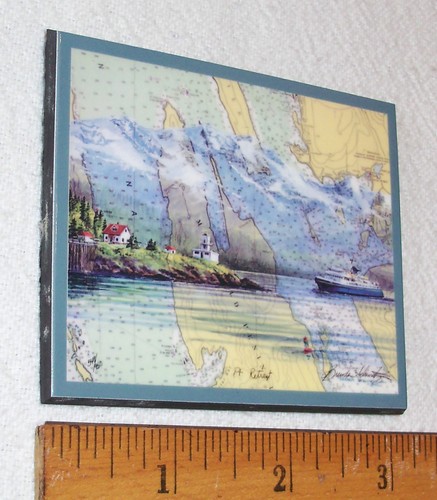 ALASKA'S BRENDA SCHWARTZ ""PT. IMÁN RETRO"" IMPRESIÓN MARINA EN UN IMÁN DE 3 1/2"" X 2 1/2 - Imagen 4 de 8