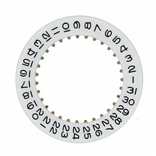Calendar Date Dial Disc to fit Rolex Caliber 3135 and 3155 White color