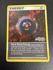 Pokémon TCG Dark Metal Energy EX Team Rocket Returns 94 Reverse Holo Uncommon