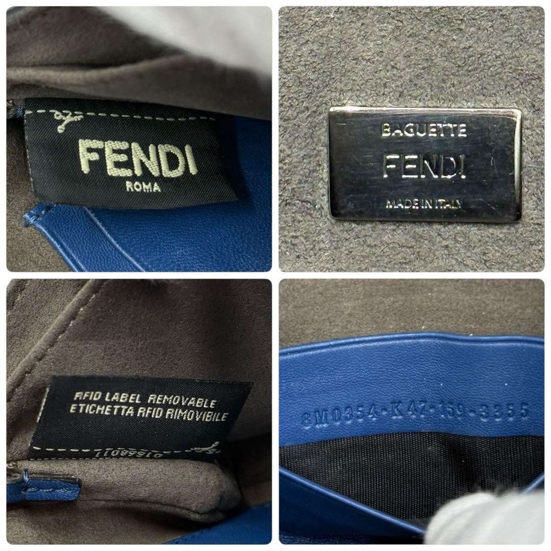 6210 Beautiful Fendi Micro Bucket 2-way Mini Shoulder Bag, Blue thumbnail 17