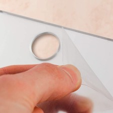 Fogless Bathroom Shaving Mirror Square Shower Mirror Shatterproof Mirror with