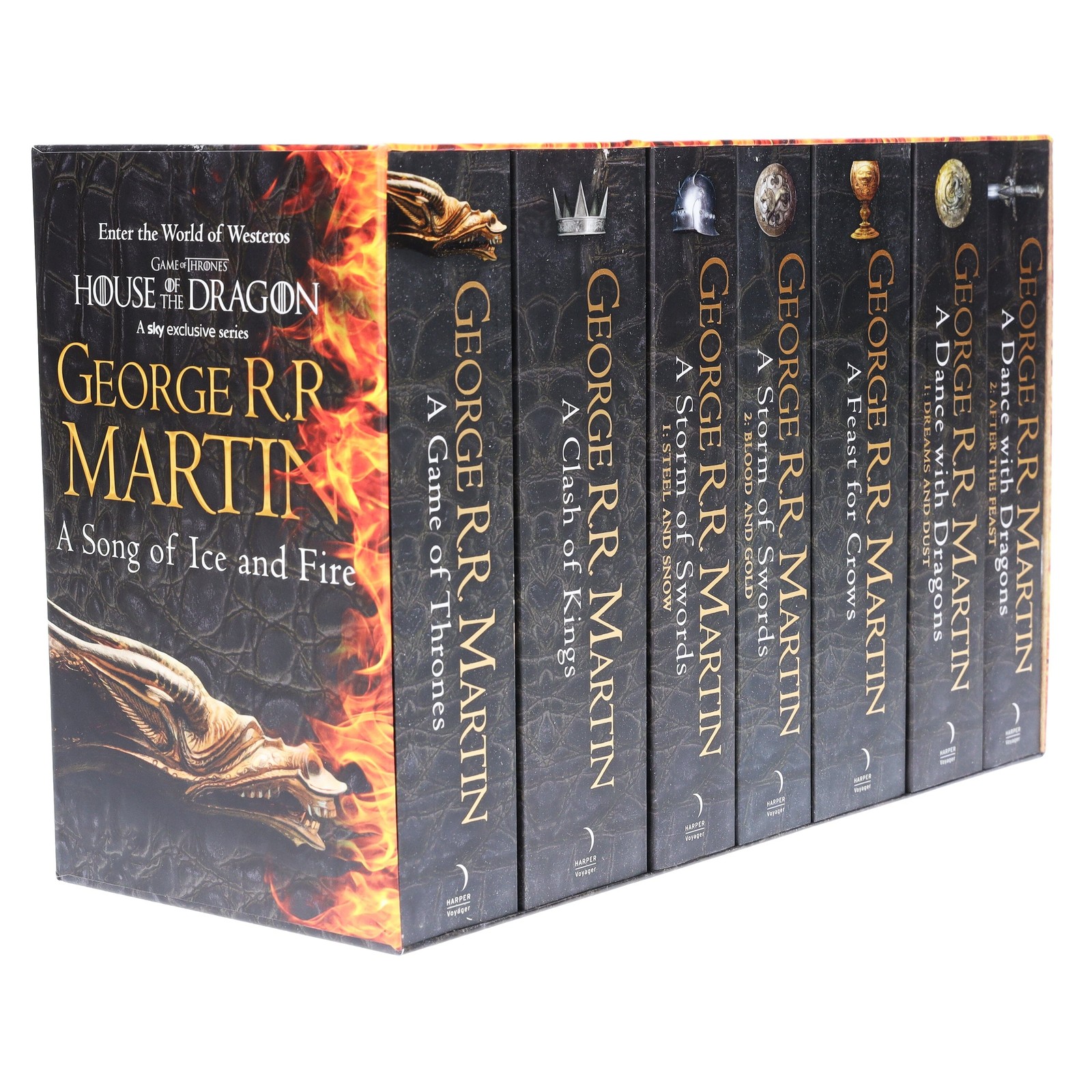 Game of Thrones by George RR Martin 7 Books Box Set - Fiction - Paperback