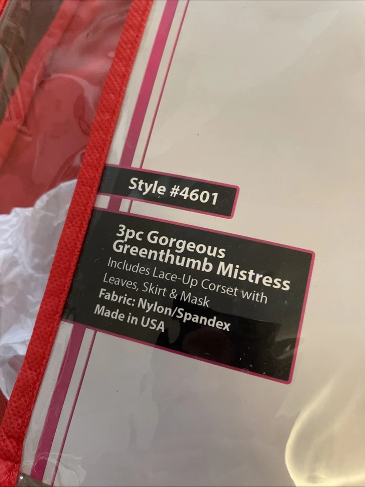 Linda Fantasia Feminina Greenthumb Mistress Roma Grande Hera Venenosa LEIA - Imagem 3 de 4