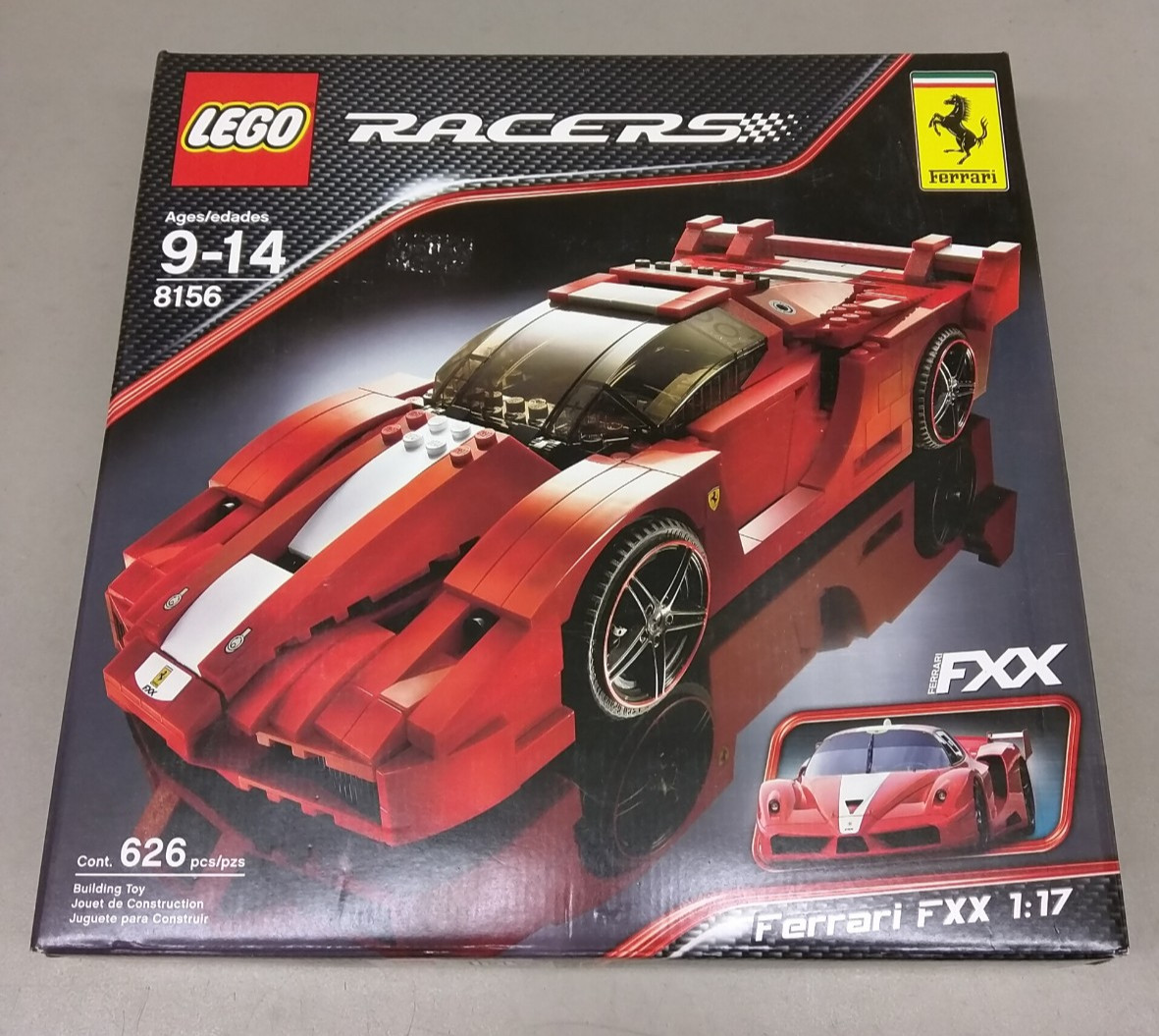 LEGO Racers 8156 Ferrari FXX 1:17 NEW! RARE! Red Sports Race Car Scissor Doors