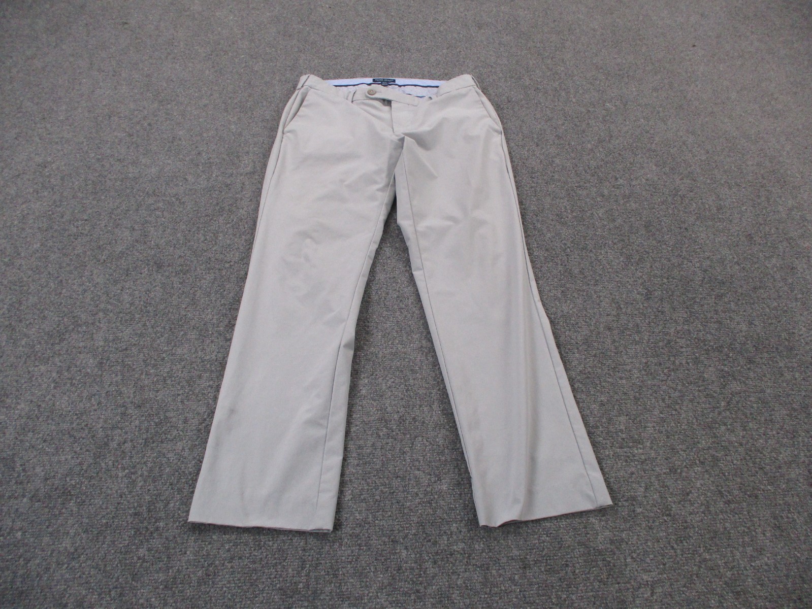 Peter Millar Pants Mens 30 X 32 Gray Chino Casual Golf Stretch Straight Preppy