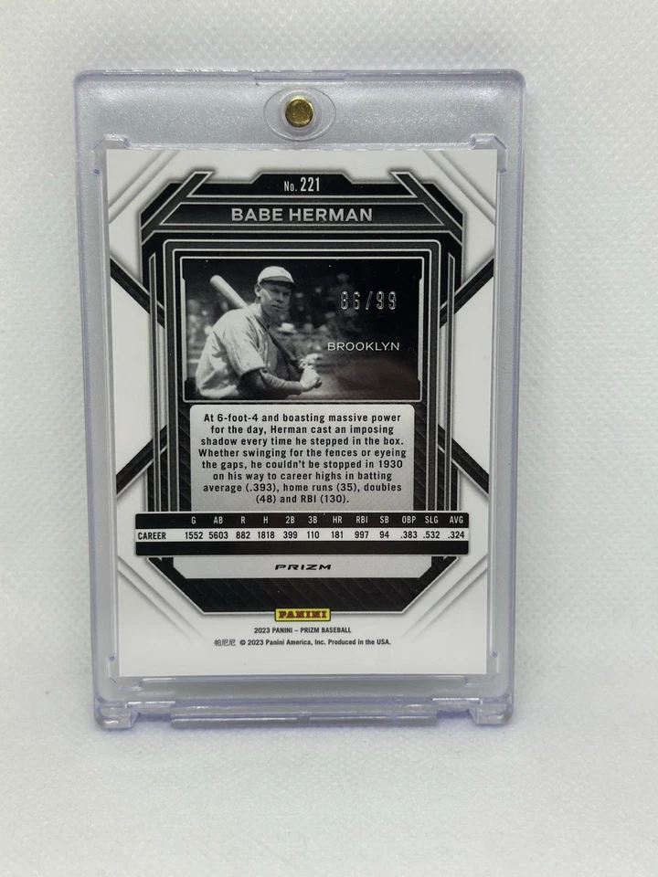 Babe Herman 📈RISING VALUE🔥COLLECTORS MUST HAVE 📈RARE📈 - Image 2 of 2