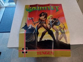 NES Gauntlet Manual and Poster Only Free Shipping!!