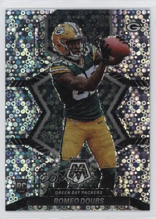 2022 Panini Mosaic Rookies No Huddle Prizm Variations Romeo Doubs #341 1k9t