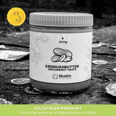 Raw Erdnuss Butter aus Afrika