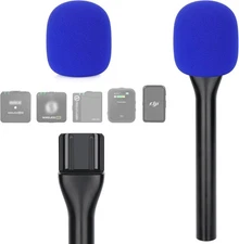 YOUSHARES Handheld Adaptor with Foam Cover, Compatible Rode Blue 