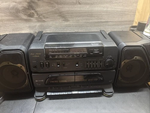 Fisher Vintage Boombox Studio Standard PH-W3000 with Super Bass!