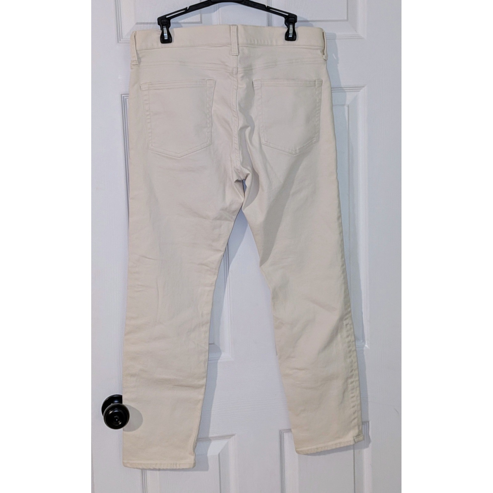 J.Crew Mens 484 Slim Fit Stretch Chino Pants Cream Off-White 32x30 NWOT $128 thumbnail 6