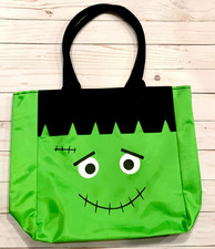 Halloween Trick or Treat lined bags 11.8 In x 11.8 In w/button closure