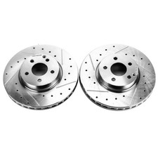 PowerStop fits Audi 17-19 A4 Front Evolution Drilled & Slotted Rotors - Pair