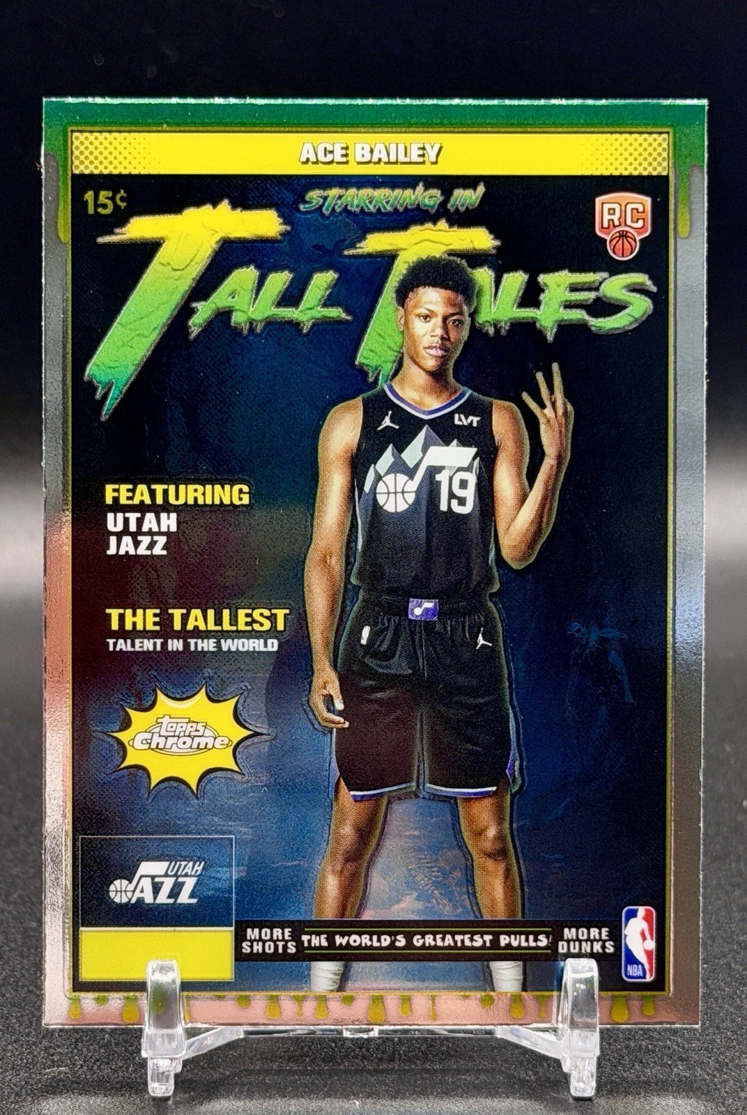 2025-26 Topps Chrome - Ace Bailey Tall Tales (RC) #TT-23 Jazz Rookie