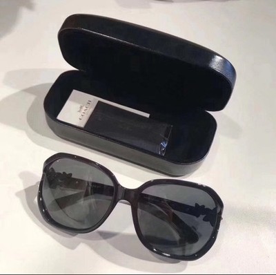 COACH Integration Flower Black Oversized Sunglasses Integration Flower Sunglasses | COACH main image 3