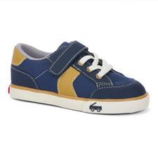 See Kai Run Connor Navy Sneakers Boys FULL SIZE
