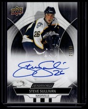 2024-25 Upper Deck Engrained Icons #CA-SV Steve Sullivan Auto Ebony #/49