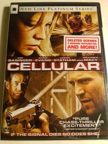 Cellular-Dvd Movie, Jason Statham, Kim Basinger, Brand New 2005 - Picture 1 of 3