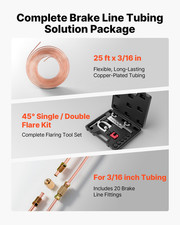 Vevor 316 Brake Line Repair Kit 45 Double Single Brake Line Flaring Tool K