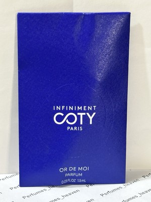 NEW RELEASE! Infiniment Coty Paris  OR DE MOI Parfum Spray 1.5ML  Sealed