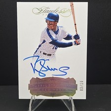 2017 Panini Flawless Darryl Strawberry New York Mets ON-CARD Auto #d 3/10