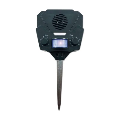 Bird-X Solar Yard Gard Electronic Animal Repeller keeps unwanted pests out of